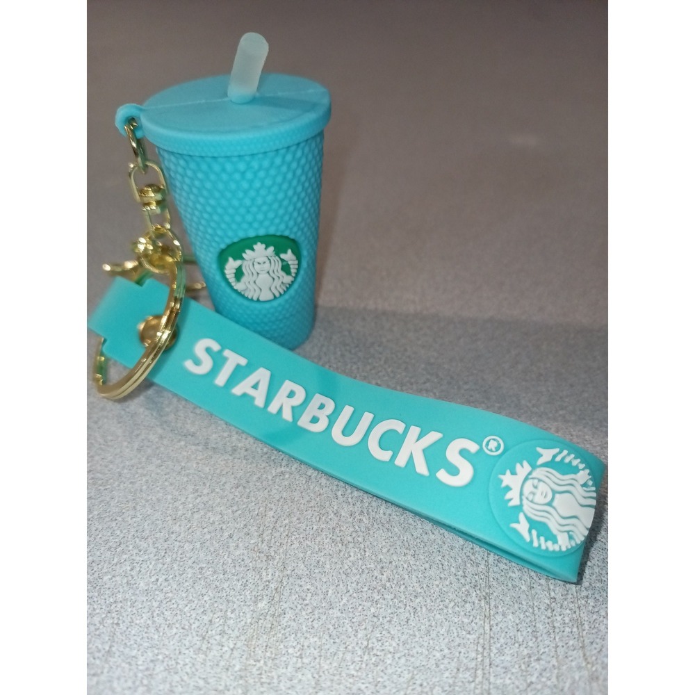 Starbucks purse charm, key chain